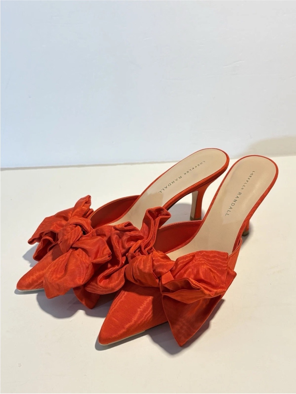LOEFFLER RANDALLWomen's Margot Moiré Bow Mule SOLD OUT size 9 B original $395